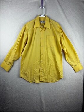 Enrico Venturi men’s yellow dress shirt 16 34/35